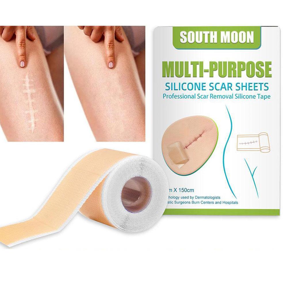 1/3/5/10 Roll Silicone Scar Sheet Painless Scar Repair Tape Roll Effective Scar Waterproof Breathable Ear Beauty Sticker