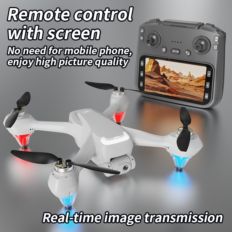 AE9 GPS Drone 4K Professional HD Camera Aerial FPV Brushless Optical Flow with Large Screen Remote Control Quadcopter Boys Toys