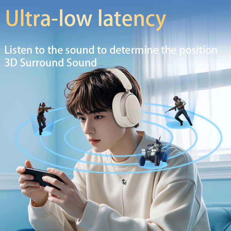 Acer OHR516 ANC Wireless Headphone 48dB Noise Canceling Hi-Res Spatial Audio Earphone with LDAC Bluetooth 5.4 Over Ear Headset