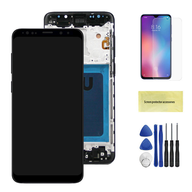 S9 Plus Display Screen, for Samsung Galaxy S9+ G965F Lcd Display Touch Screen Digitizer with Frame for Samsung Galaxy S9 G960F