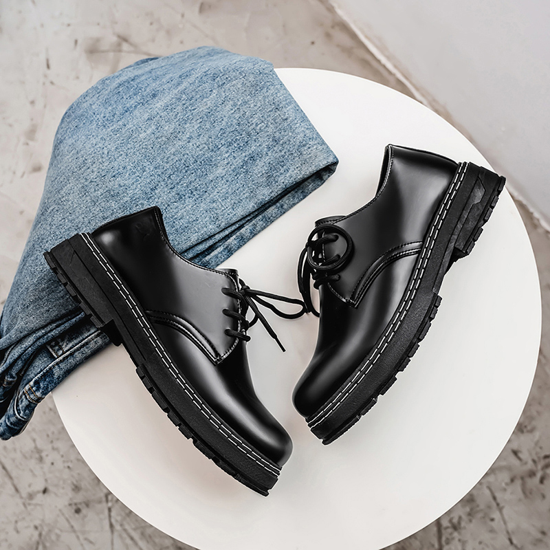 2025 new style, trendy, versatile, fashionable, leather shoes, breathable, wear-resistant, comfortable