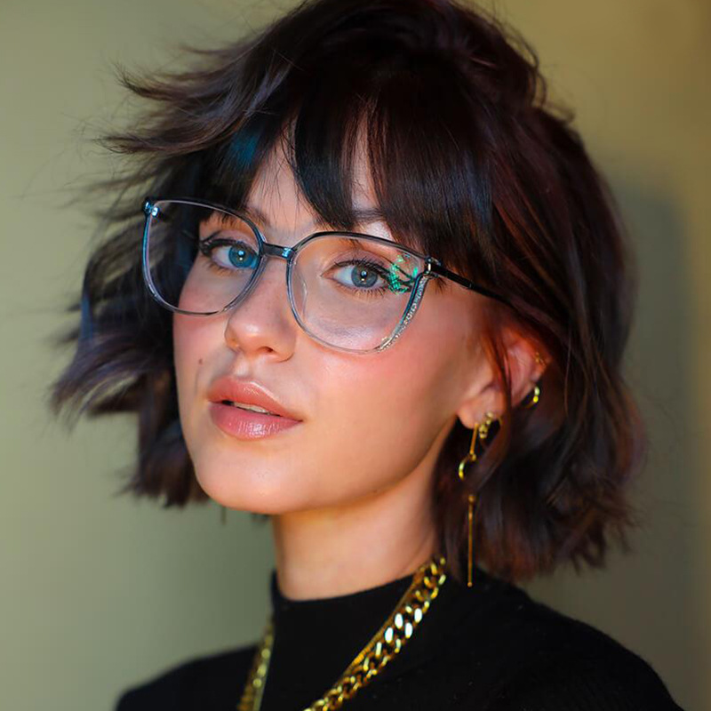 New Fashionable Reading Glasses Anti Blue Light Presbyopia Glasses Men Women Large Frame Presbyopia Glasses Casual Eyeglasses