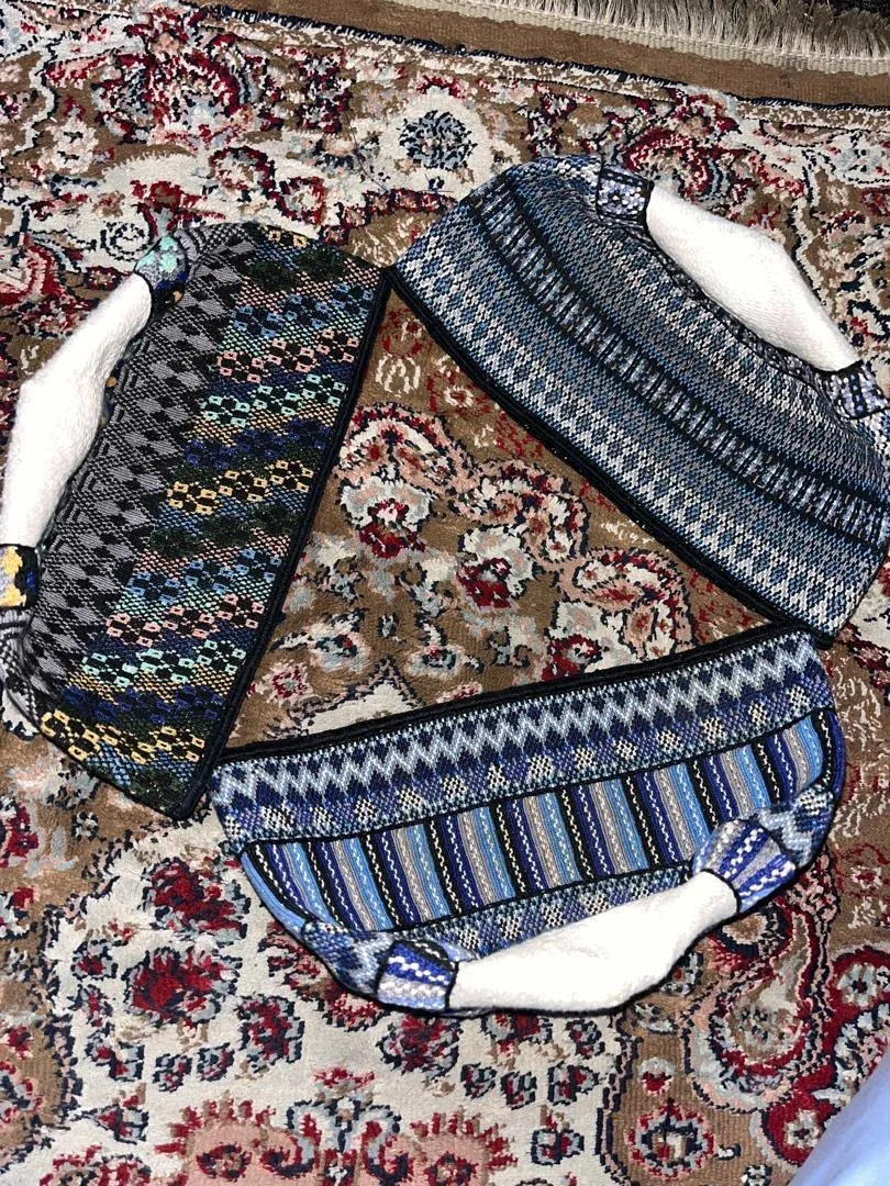 Handwoven Tribal Cap - Traditional African Headwear
