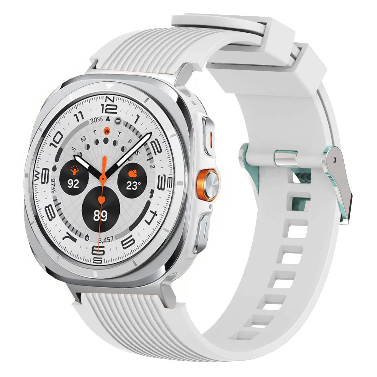 sports soft Silicone Strap For Samsung Galaxy Watch Ultra 2025 47mm breathable band For Samsung Watch 8 40mm 44mm 8 Classic 46mm