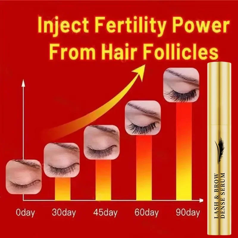 Fast Eyelash Growth Serum 7 Days Natural Eyelash Enhancer Longer Fuller Thicker Curling Lash Treatment Eye Care Products Makeup