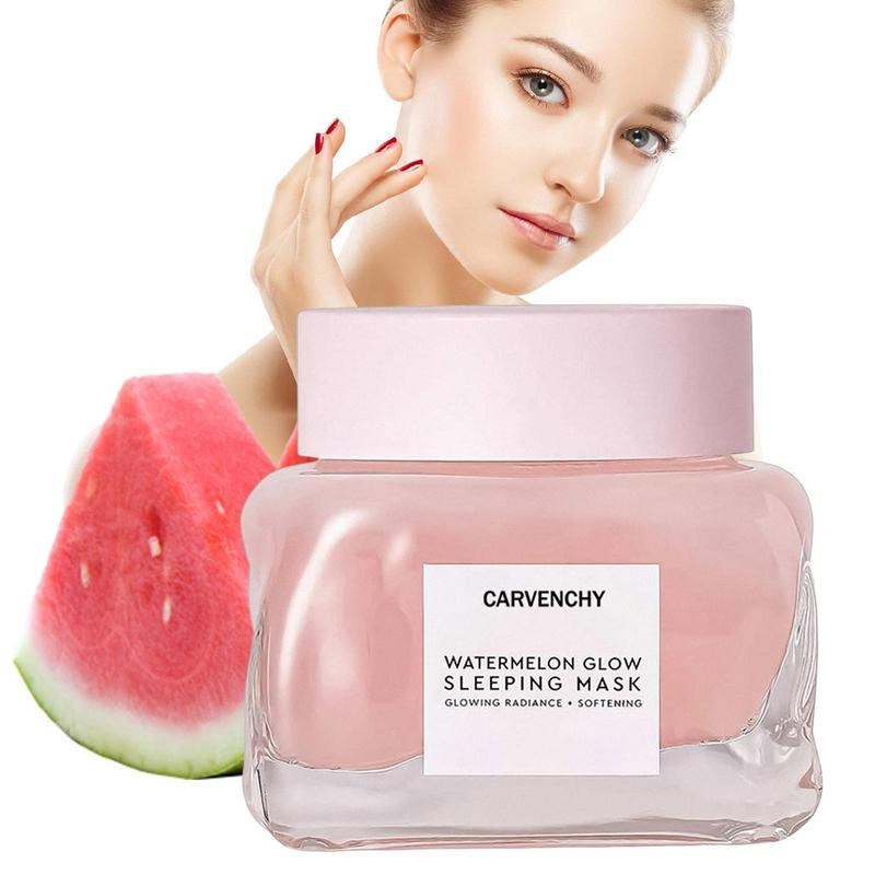 Watermelon Face Moisturizer Hydrating Moisturizer Hydrating Overnight Face Skin Care With AHAs Hyaluronic Acid 1.69fl.oz