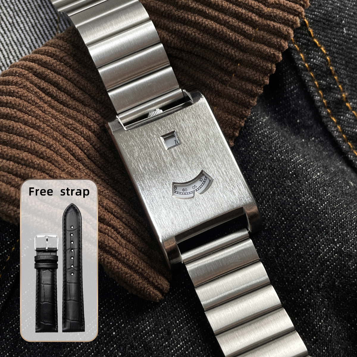 CILOA male Square brand quartz watch new in men's watches for man high-end  men automatic movement Man sports waterproof