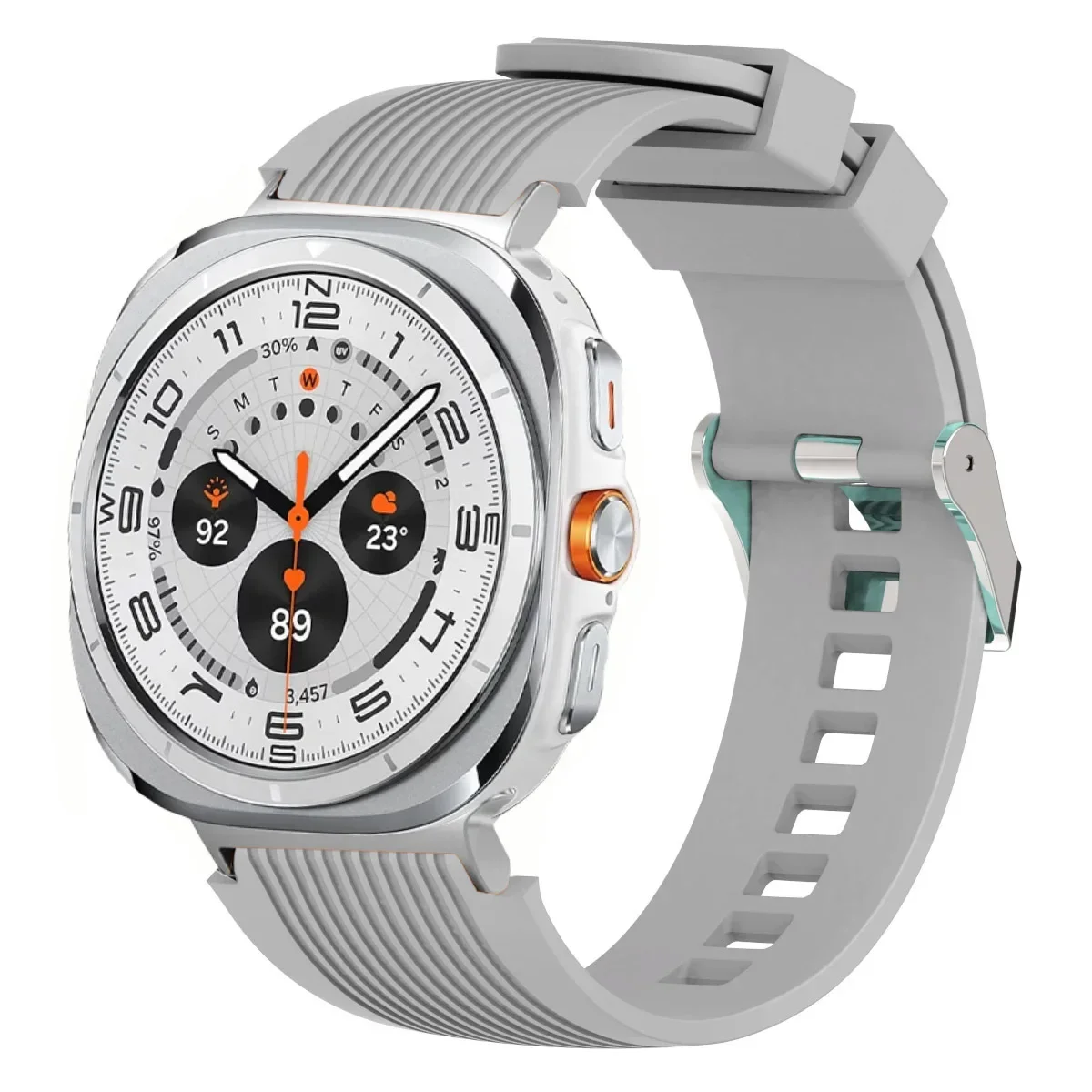 sports soft Silicone Strap For Samsung Galaxy Watch Ultra 2025 47mm breathable band For Samsung Watch 8 40mm 44mm 8 Classic 46mm