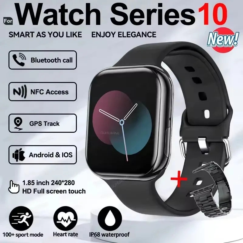 New Series IW10  Watch 10 GPS Track Smart Watch Men Woman HD Bluetooth Call Waterproof Sports SmartWatch For Apple Android IOS