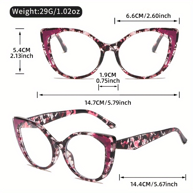 Vintage Cat Eye Reading Glasses for Women - Vintage Style, Comfort Fit with Clear Lens, Strength 1.0 to 4.0, Presbyopia
