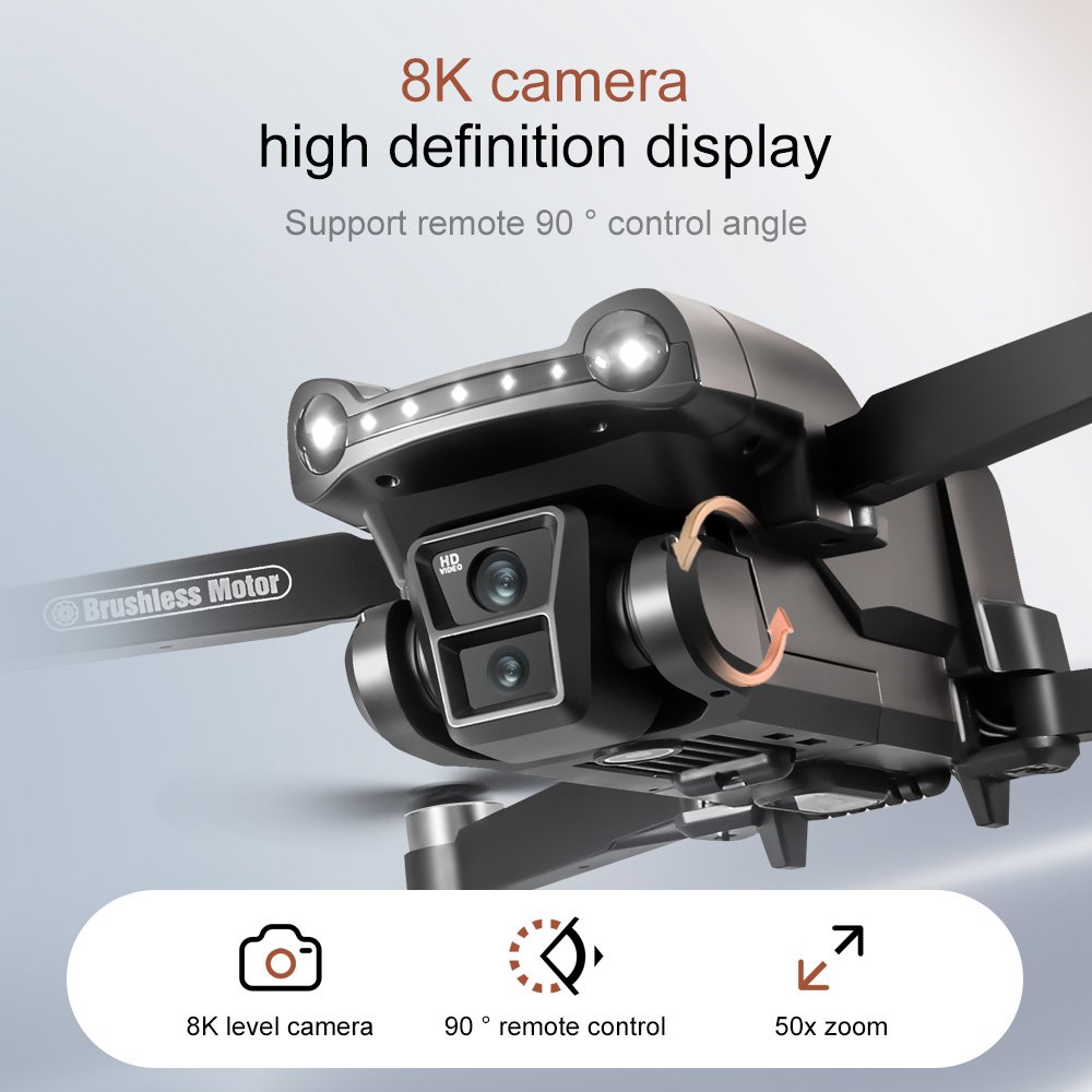New For Xiaomi V198 GPS MAX Drone with 8k professional HD camera 5G WiFi Brushless laser barrier avoidance Folding quadcopter