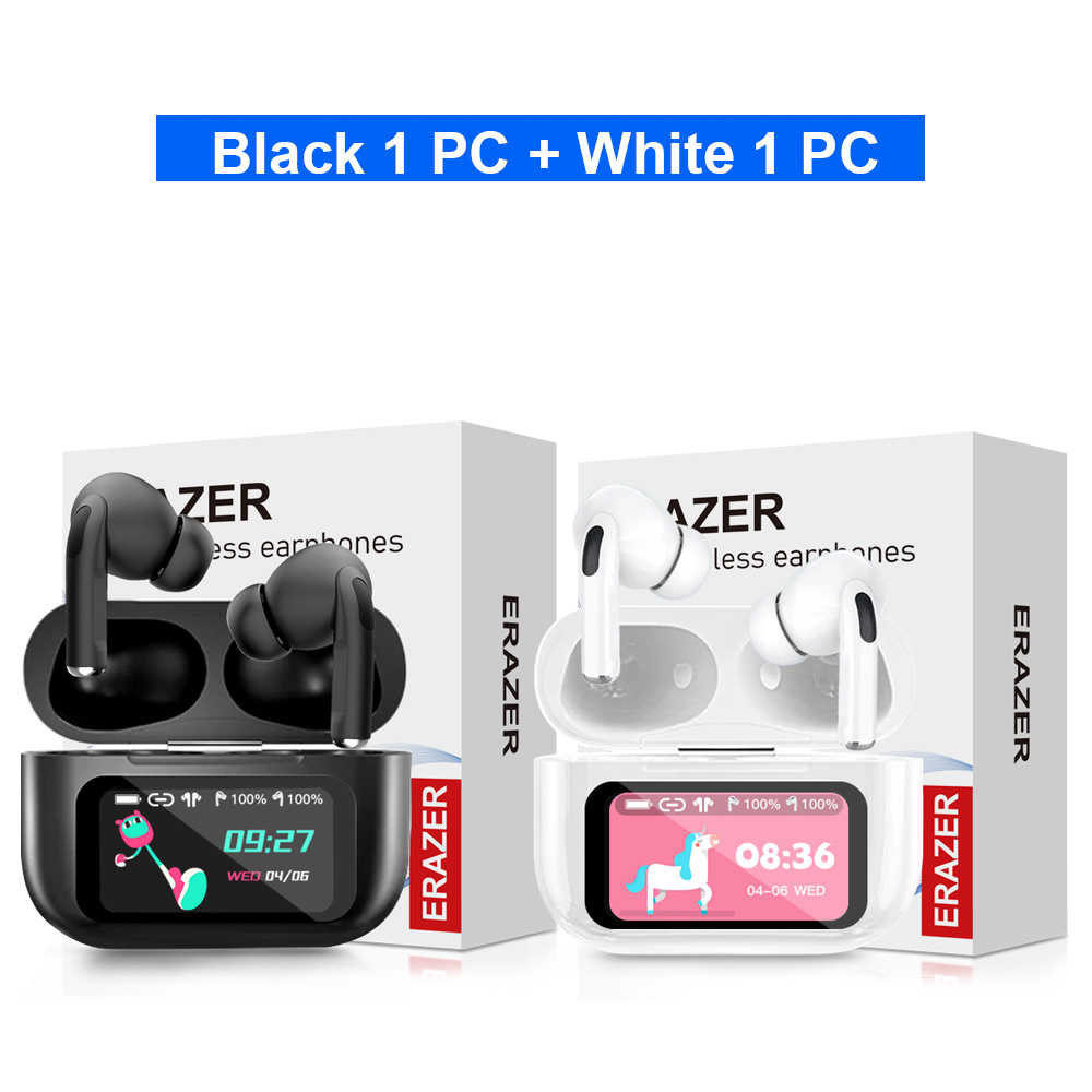 ERAZER Original Wireless Bluetooth Earphones HiFi Headphones HD Stereo Waterproof Earbuds Touch Screen With ANC Noise Reduction