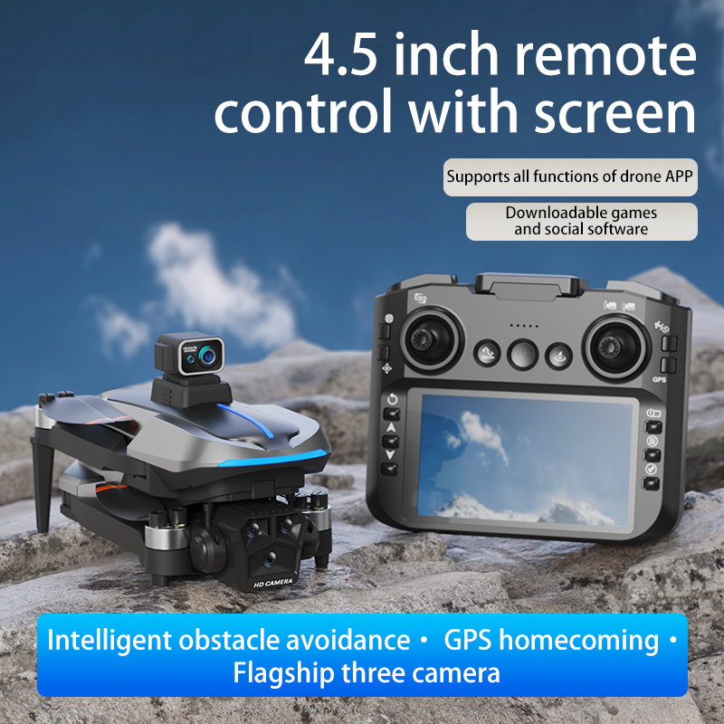 AE8 Brushless Drone 8K Professional HD Camera Drones 5G WIFI FPV Video 8k UAV With Screen Remote Control RC Quadcopter Dron