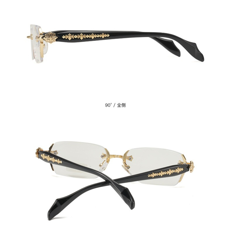 New Retro Frameless Ultra Light Women Men Reading Glasses Blocking Blue Light Computer Presbyopia Eyewear Eyeglasses +1.0..+4.0