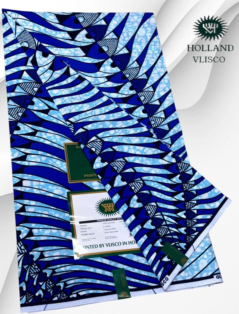The Ultimate Legend: Authentic Holland Vlisco Veritable Wax Prints – Premium Atamfa Turmi for High-Fashion Dashiki and Traditional African Couture