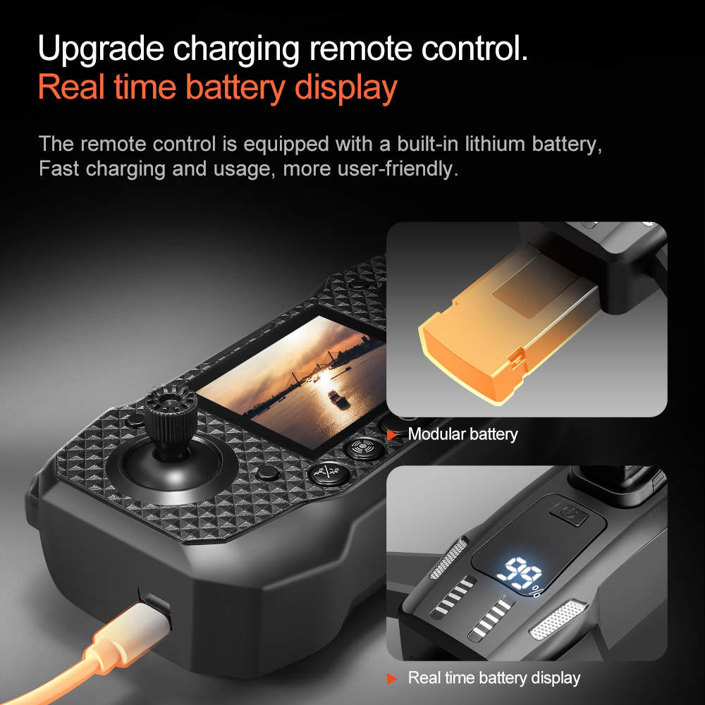 For Xiaomi  M6 Drone 8K Professional HD Camera Drones 5G WIFI FPV 4k UAV large screen remote control RC Dron Children's Toys