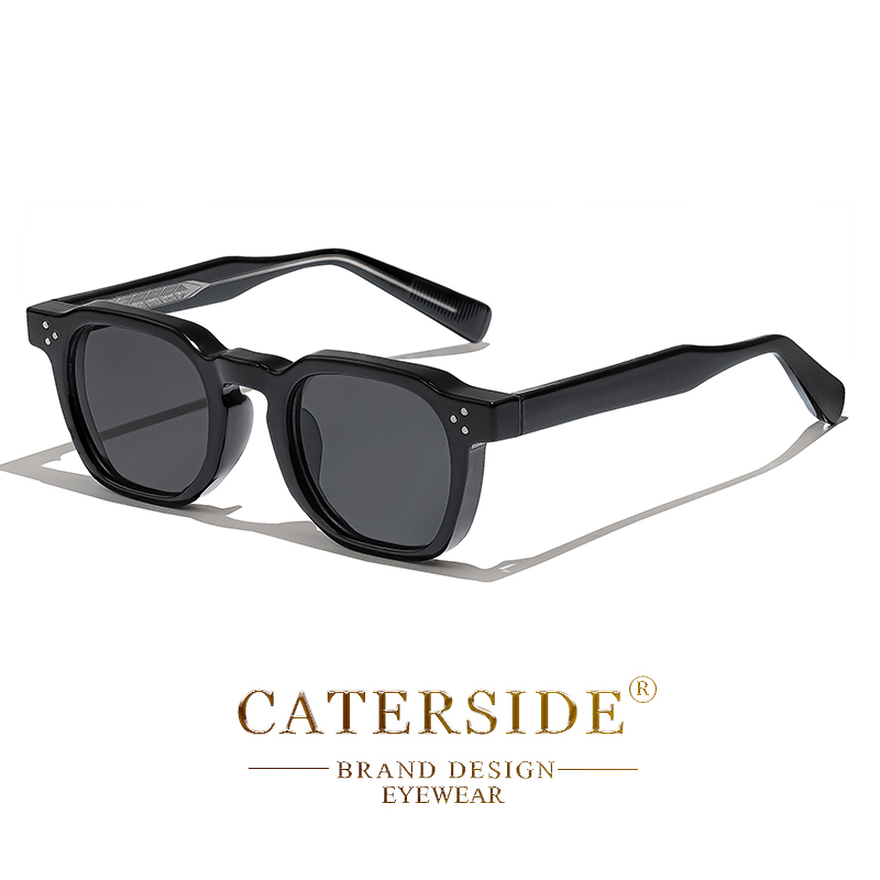 CATERSIDE Fashion Men Sunglasses Small Frame Square Personalized Design Sun Glasses Women Travel Party Business Festival Gift