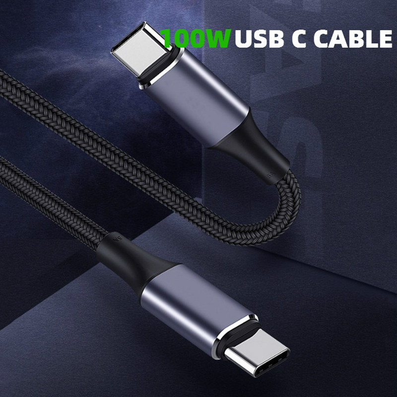 240W Dual Elbow USB Type C to C Cable Super-Fast Charge Cable for Xiaomi SamsungGalaxy Huawei Mobile phone Accessories