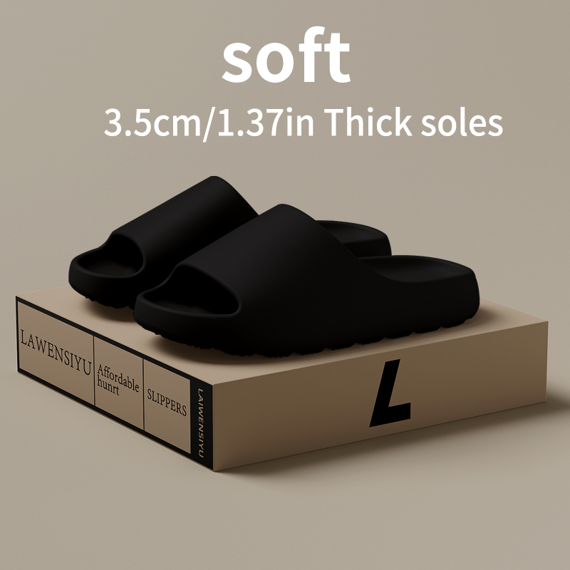 Coconut Slippers Women Fashion Sandals Non Slip Men Thick Shoes Couples Summer New Slides High Quality Lightweight EVA Bedroom