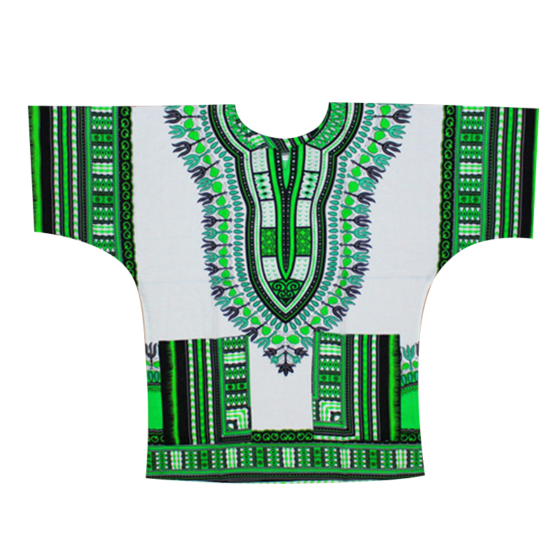 (Fast shipping) New fashion design african traditional printed 100% cotton Dashiki T-shirts for unisex (MADE IN THAILAND)