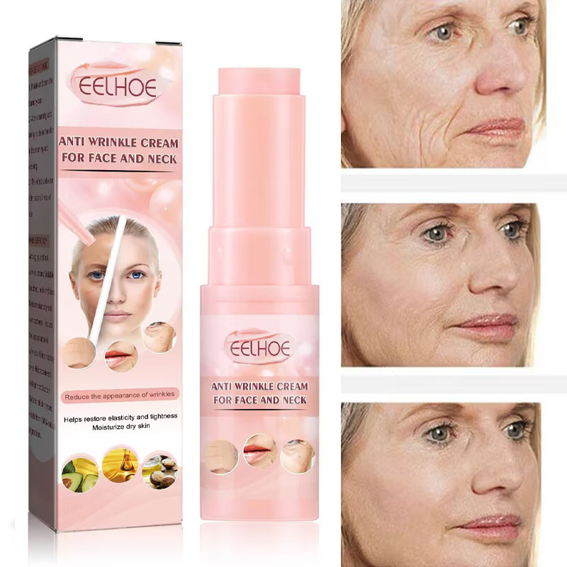 Instant Wrinkle Removal Multi Bounce Balm Collagen Fade Fine Lines Anti Aging Moisturizing Stick Brighten Cream Korean Skin Care