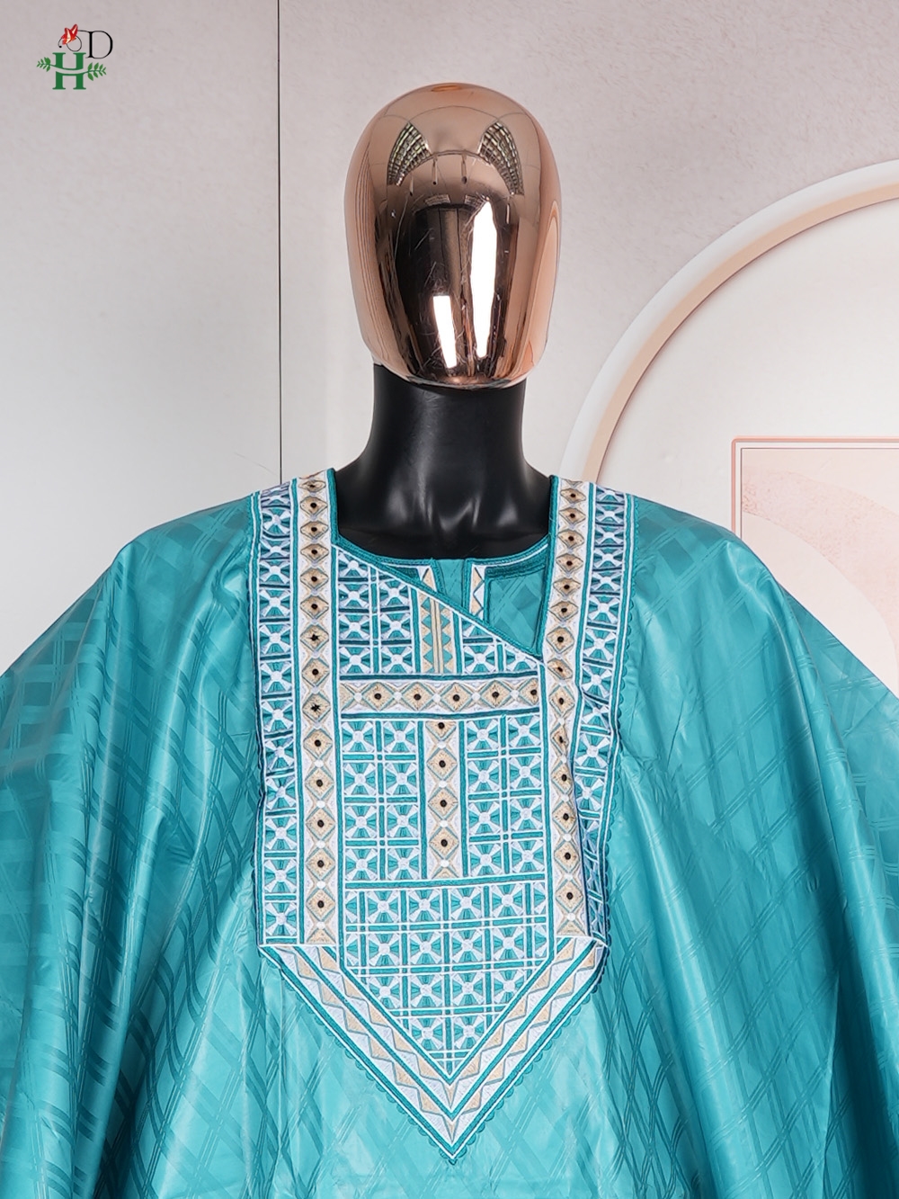 African Traditional Wear Formal Attire Bazin Riche Dashiki Thobe Green 3PCS Shirt Pant Robe Suit Agbada Men's Wedding Party 2025