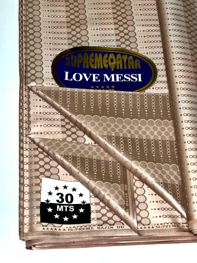 Love Messi Supreme Brocade  Quality Brocade- Exquisite Blue Cotton Fabric - Luxury in Every Thread