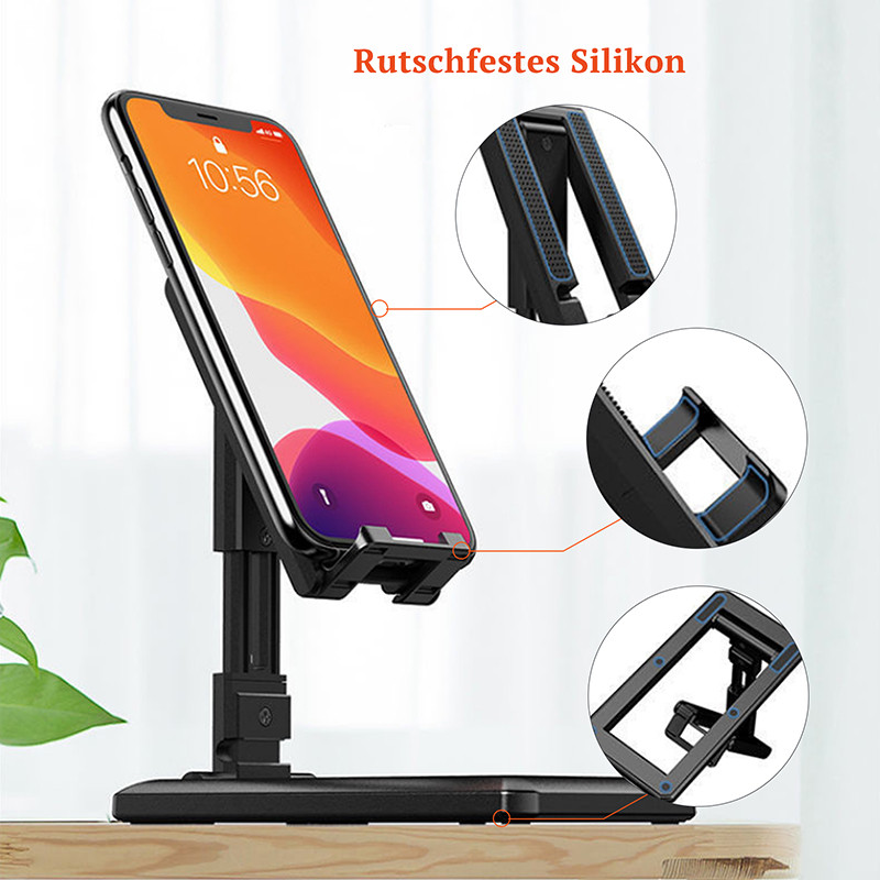 Folding Phone Holder Table Mobile Phone Holder Portable Phone Holder Portable Foldable Phone Holder for iPad iPhone Samsung