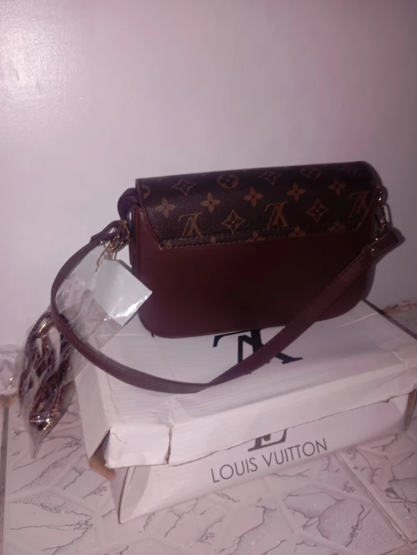 Louis Vuitton Dark Brown Tote Bag - Classic Designer Style