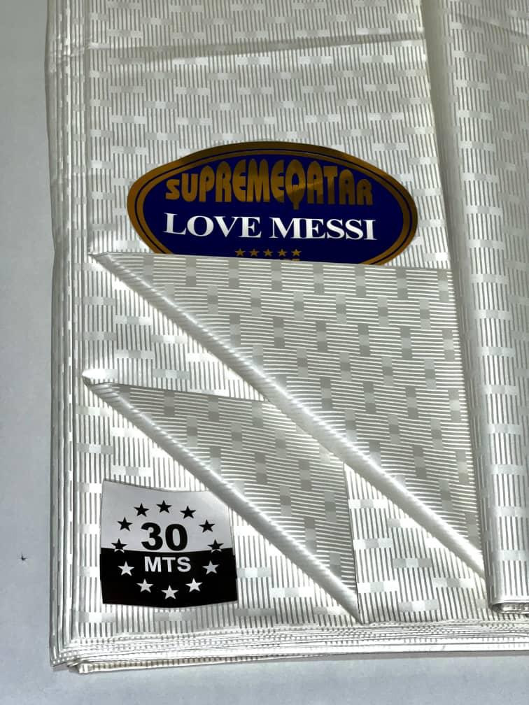 Love Messi Supreme Brocade  Quality Brocade- Exquisite Blue Cotton Fabric - Luxury in Every Thread