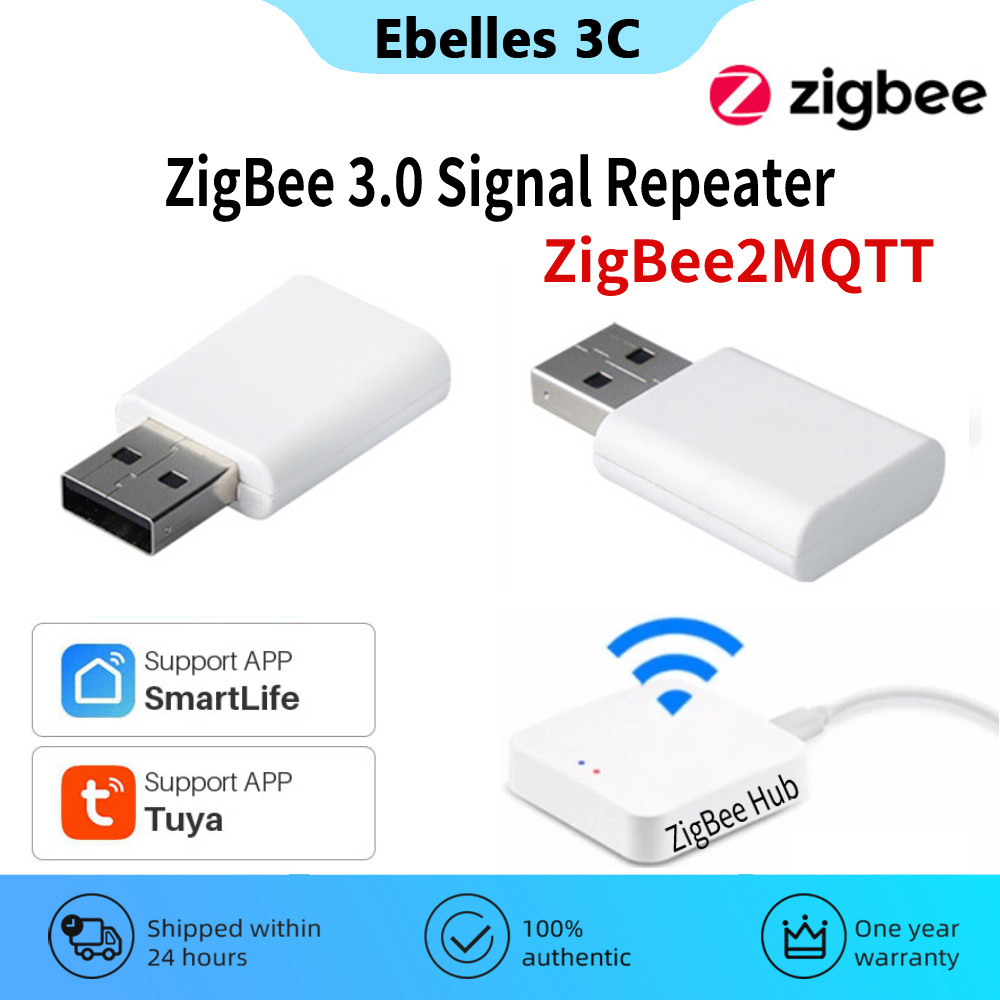 Tuya ZigBee Signal Repeater Signal Amplifier USB Extender for Smart Life Tuya APP Works with ZigBee Gateway Smart Home Devices