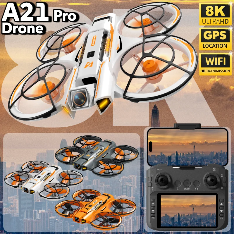 Hot for Xiaomi Original A21Pro Drone GPS 8K Professional Aerial Photography Remote Control Aircraft 5G HD Camera Quadcopter Toy