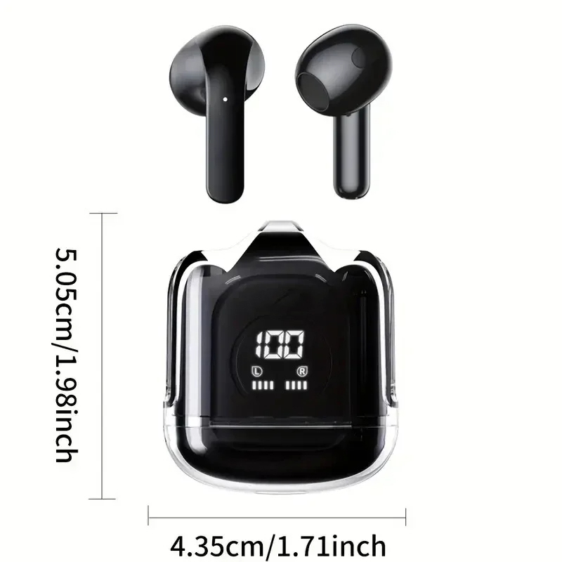XT65 TWS Wireless Earphone Touch Control Noise Reduction Bluetooth5.3 Headphone Bass Long Standby Earbud With Mic forAndroid IOS