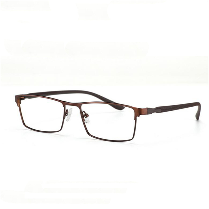 0 -0.5 -0.75 To -6.0 Full Frame Photochromism Myopia Glasses Men Metal Square Sun Discoloration Short-sighted Eyeglasses Women