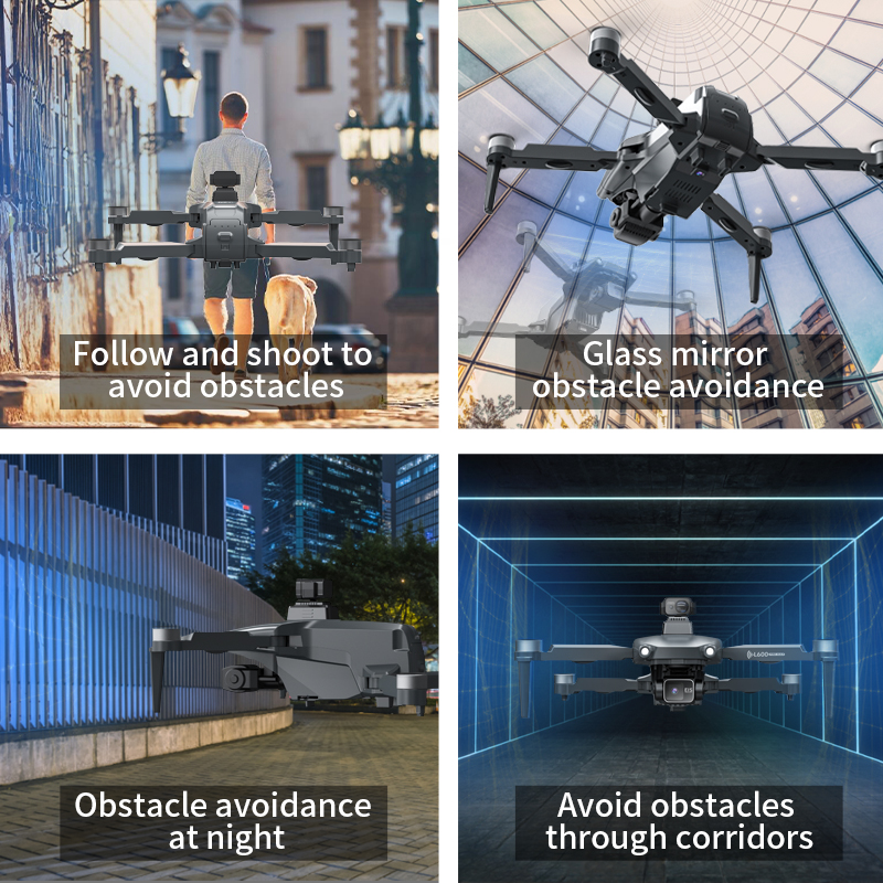 2025 New L600 PRO MAX GPS Drone 5KM 4K Professional HD Dual Camera 3-Axis Gimbal 360 Obstacle Avoidance Brushless Quadcopter Toy