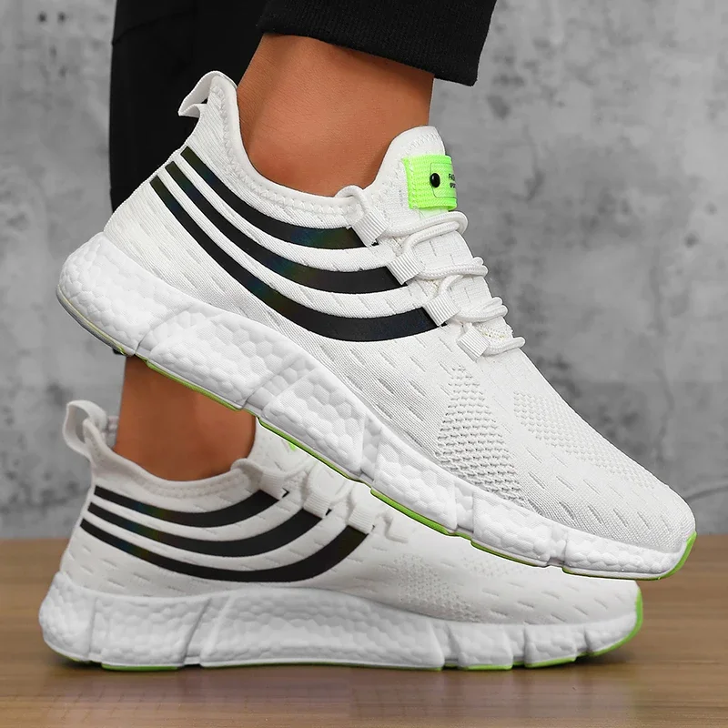 Men’s Sneakers Comfortable Breathable Platform Shoes Summer Man Running Shoes Breathable Comfortable Fashion Walking Sneakers