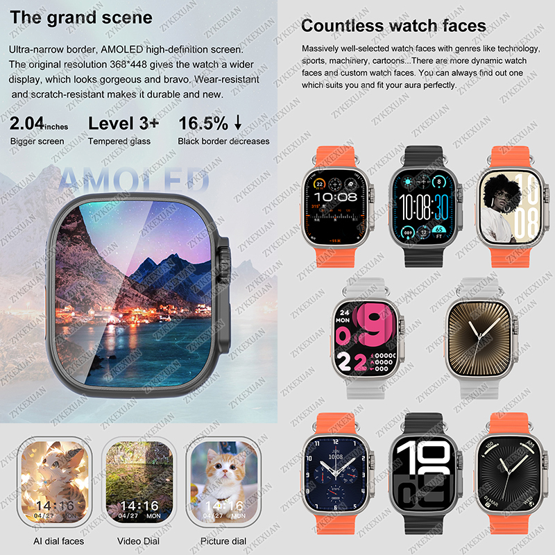 2025 New Original Watch DT Ultra 3 Pro Smart Watch Men Google map NFC GPS Tracker HD BT Call IP68 Waterproof smart watches Women