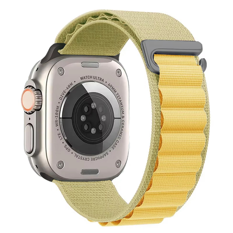Alpine Strap for Apple Watch Ultra/3 11 10 9 8 7 Band 46mm 49mm 45mm 41mm Nylon Sports Bracelet IWatch 6 5 4 3 SE 44mm 40mm 42mm