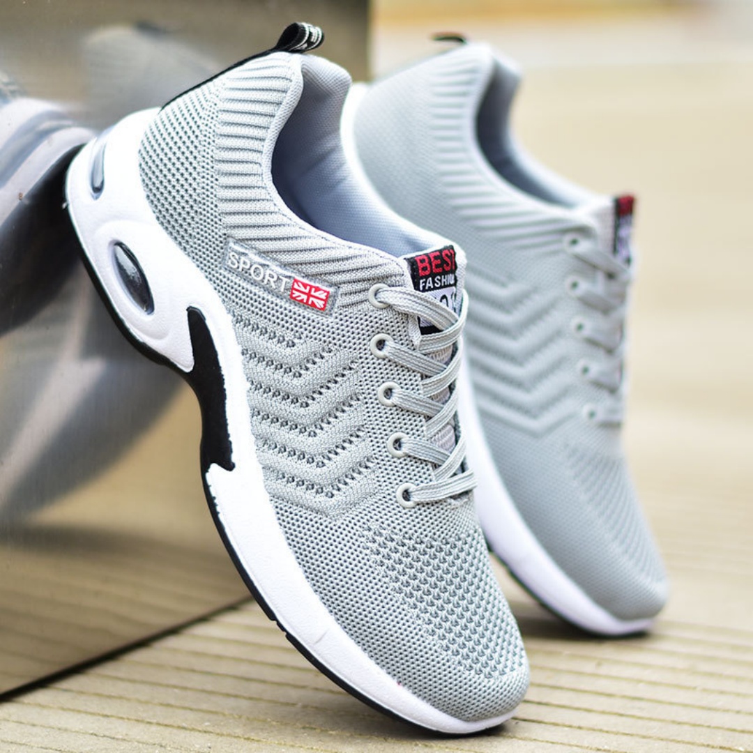 2025 new spring trend sports men's shoes Lace-up thick sole casual breathable fashion shoes Large size Wear skid resistance