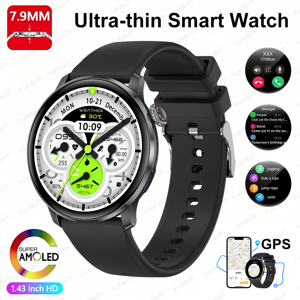 2025New Women's AI Smart Diagnosis Smart Watch HRV+PPG Blood Pressure & Oxygen Monitor IP68 Waterproof NFC Smartwatch for Xiaomi