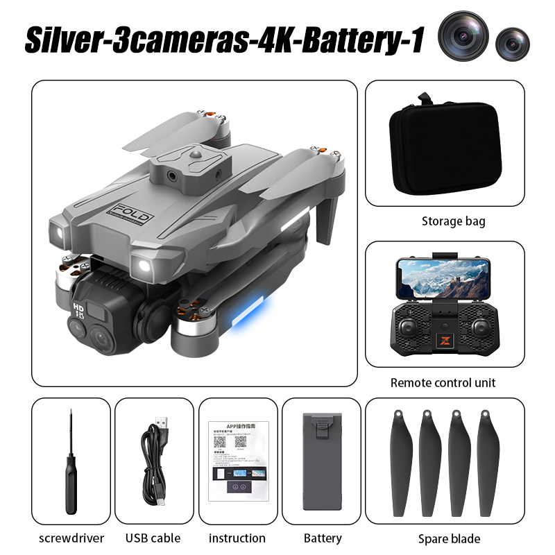 For Xiaomi YK8 Drone 4K Professional HD Aerial Photography Remote Control Aircraft 5G GPS HD Dual Camera Quadcopter Toy UAV New