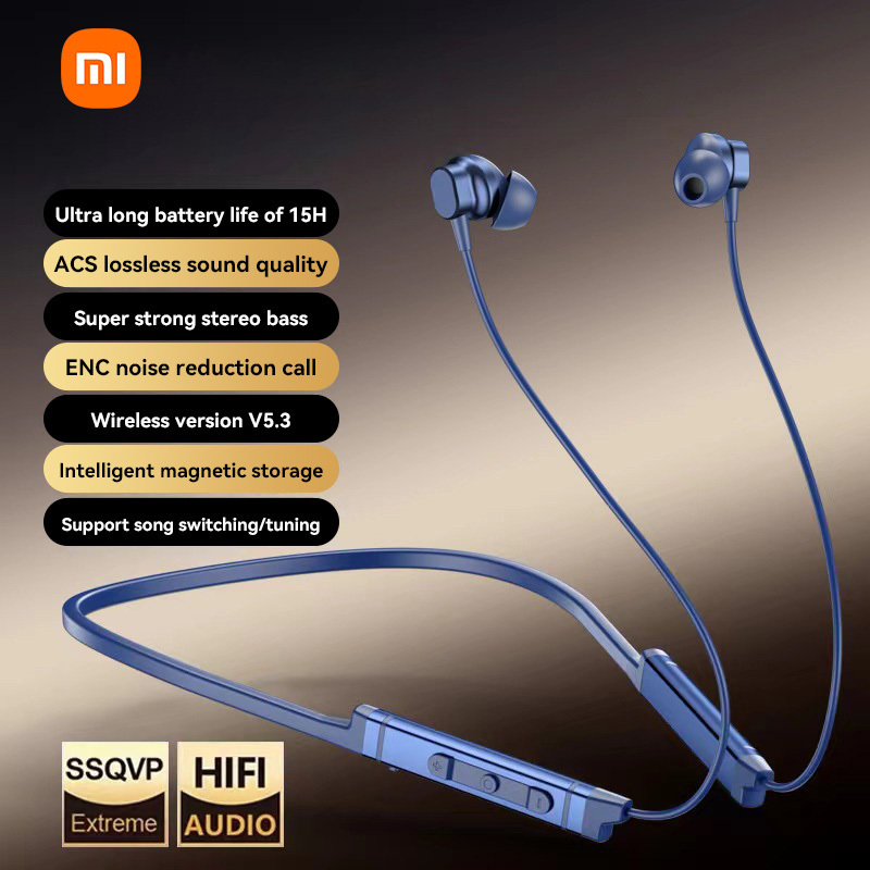 Xiaomi MijiaI BS09 ENC Wireless Earphone Neckband Sport Running In Ear Headphone Bluetooth 5.3 HiFi Stereo Headset