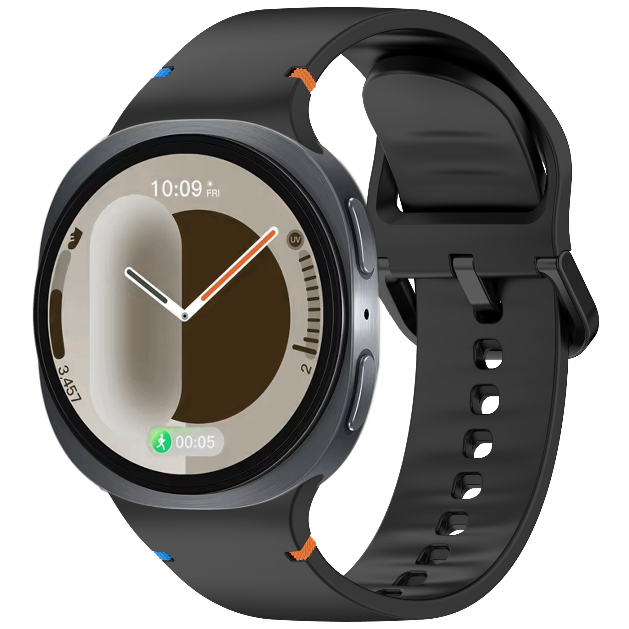 Official Silicone Watchband For Samsung Galaxy Watch 8 40mm 44mm 1:1 Sports Bracelet Wristband Galaxy Watch 8 Classic 46mm Belt