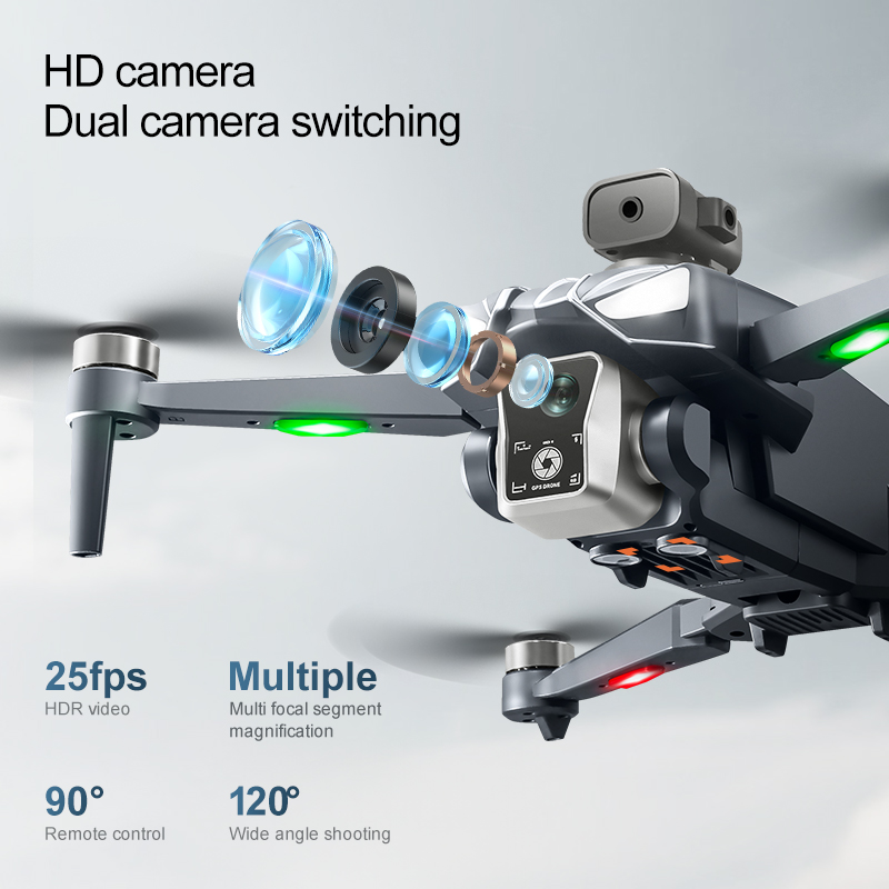 2025 New K18MAX Professional Drone 8K HD Camera Obstacle Avoidance Wide Angle Fold RC Helicopter WIFI FPV Height Helicopter 5000