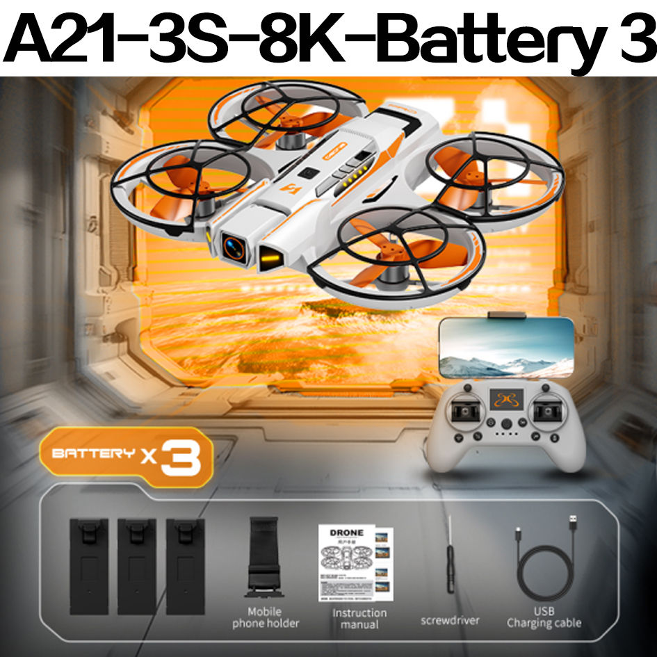 Xiaomi A21 PRO Drone 8K 5G Professional HD Aerial Photography Brushless Full Surround Drone HD Dual Camera Quadcopter Toy Drone