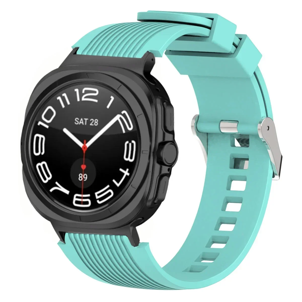 sports soft Silicone Strap For Samsung Galaxy Watch Ultra 2025 47mm breathable band For Samsung Watch 8 40mm 44mm 8 Classic 46mm