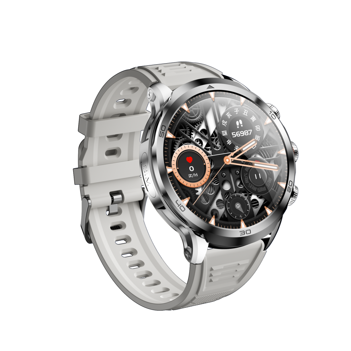 Original H19 Smart Watch Android 10.0 Smartwatch With 190° Rotary Camera GPS WIFI 1.95inch Larger Amoled Screen 256GB Storage