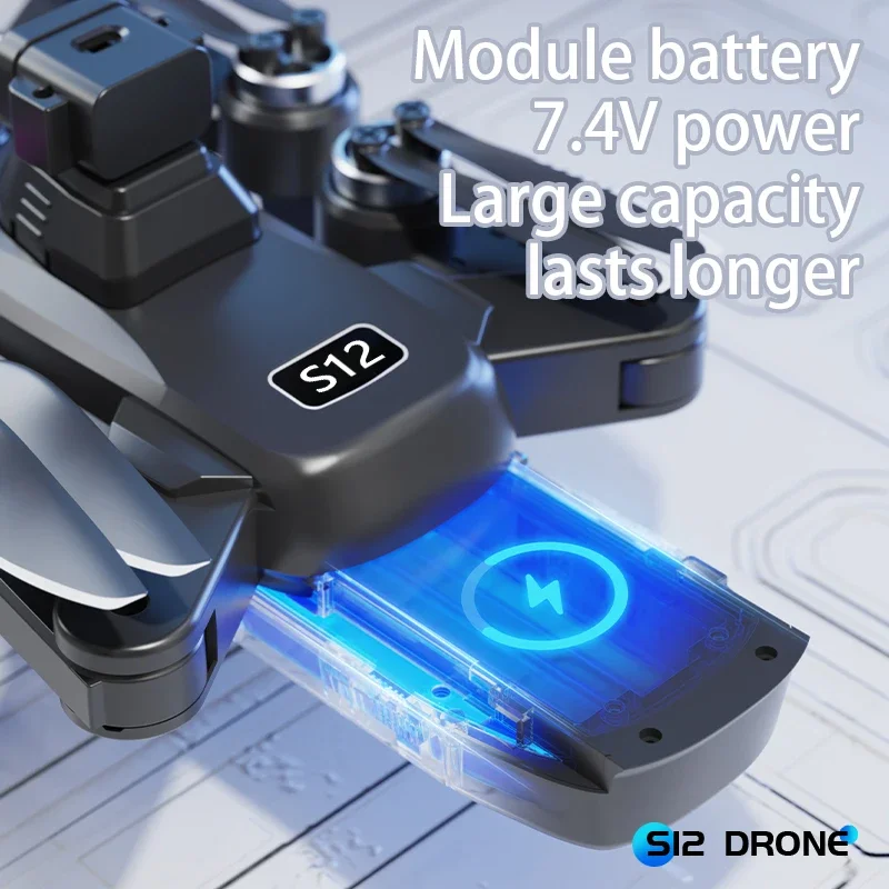 Xiaomi Mijia S12 Drone 4K HD Camera three Cameras 8K Professional Brushless Motor inch large screen remote control Quadcopter RC