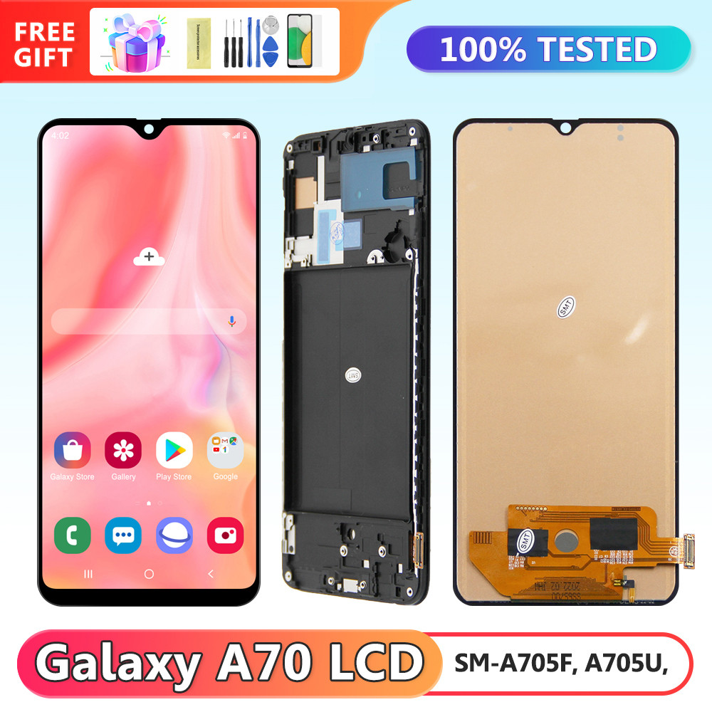 6.7'' A70 tft Display Screen Replacement, for Samsung Galaxy A70 A705 A705F A705M Lcd Display Touch Screen Digitizer Replacement