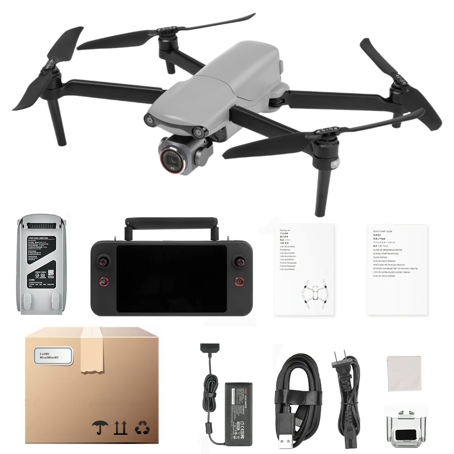 Autel Robotics EVO Lite 6K Enterprise Professional Drone 6K Camera UAV 40 Minutes Flight Time 12km Long Range Drone Basic Combo